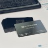 Metal business card