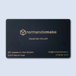 Metal business card
