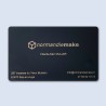 Metal business card