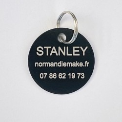 Engraved dog tag
